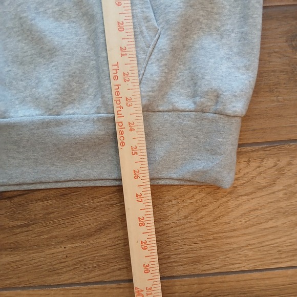 Adidas Hoodie Womens Medium Grey Digging Co. Volleyball Graphic Sweatshirt - Picture 8 of 10